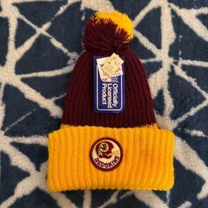 Vintage NOS Washington Redskins Toboggan Cap Never Worn with Original Tags. OSFA